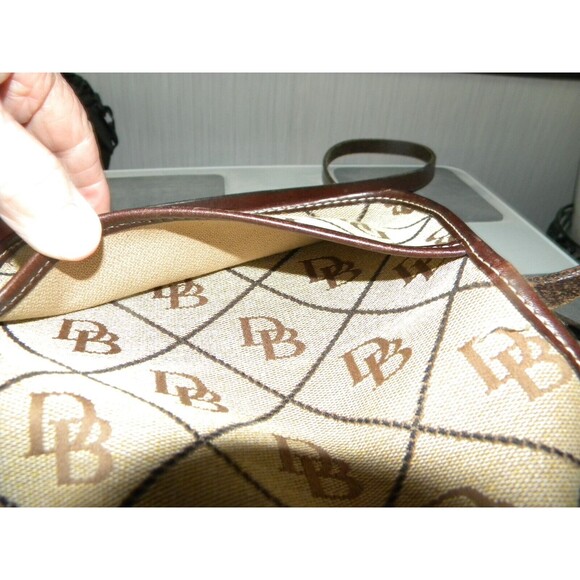 Dooney & Bourke Signature Canvas Crossbody Bag Small - Picture 15 of 16